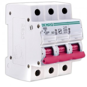 کلید (فیوز) مینیاتوری 6000 سه پل 3A دنا الکتریک