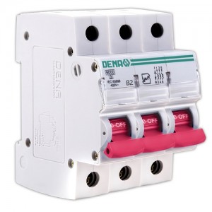 کلید (فیوز) مینیاتوری 6000 سه پل 2A دنا الکتریک