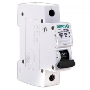 کلید (فیوز) مینیاتوری 6000 یک پل 1A دنا الکتریک