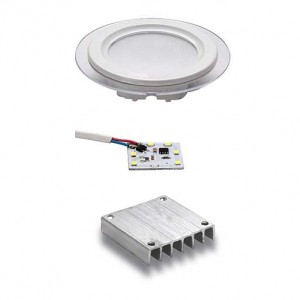 پنل هالوژن 7w دور شیشه ای پارس سینا