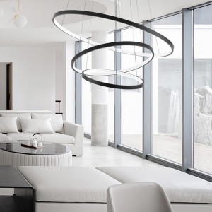 لوستر سه حلقه مدرن