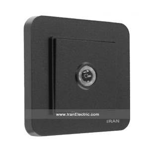 پریز آنتن TV ارس رنگی مشکی ایران الکتریک