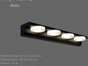 چراغ بالا آینه مروارید چهار شعله