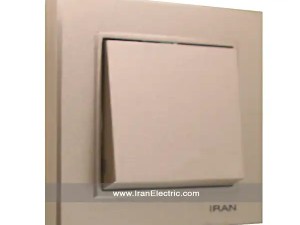 کلید تبدیل برلیان رنگی بژ ایران الکتریک