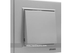 کلید تبدیل برلیان رنگی نقره ای ایران الکتریک