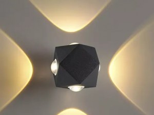 چراغ دکوراتیو گرد الماسی 4 وات چهارطرفه