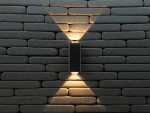 چراغ دکوراتیو مستطیل لنز محدب زمرد نور (رنگ پایه/2*2.5W) کد 159