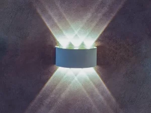 چراغ دکوراتیو شش طرفه قطاری با لنز محدب 63 درجه زمرد نور (رنگ پایه/2.5w*6) کد 155