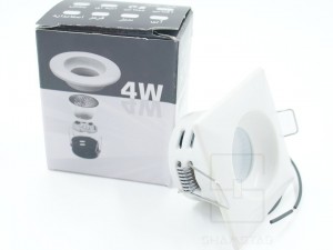 پنل چشمی مربع 4 وات بدنه Abs آفتابی پارس سینا