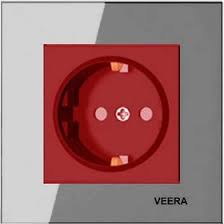 پریز برق ارت  محافظ دار UPS کریستال مدل T2 نوک مدادی ویرا الکتریک