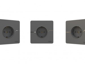 پریز برق ارت دار با پشتی سرامیکی مدل T2 نوک مدادی ویرا الکتریک