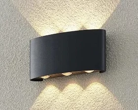 چراغ دیواری دکوراتیو 2 طرفه حیاطی ضد اب