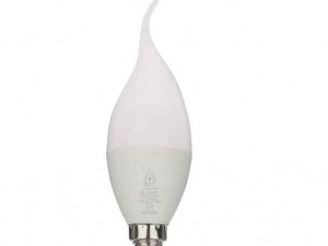 لامپ 7 وات SMD مدل شمعی اشکی پایه E14