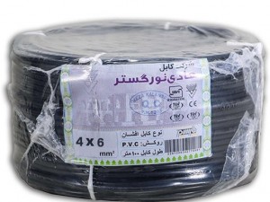 کابل افشان مسی سایز 4 در 6 هادی نور گستر