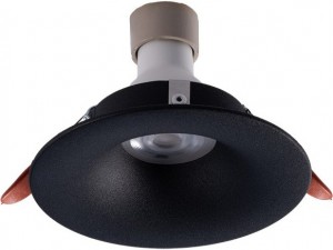 فریم هالوژن مدل H920 (قاب توکار گرد) آلومینیومی ضد خیرگی، دارک لایت نورشو (سفید, مشکی)