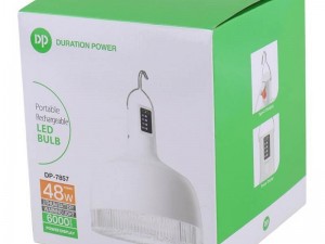 چراغ اضطراری شارژی دی پی مدل DP-7857 ظرفیت ۴۸ وات مهتابی