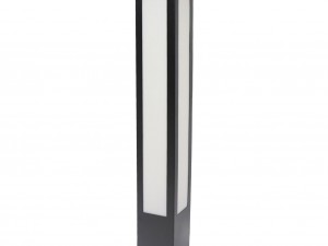 چراغ 80 سانت چمنی مکعب مربع با دو عدد سرپیچ E27 کد SR-80