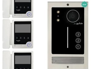 آیفون تصویری کالیوز مدل 432MI با پنل سه واحدی مدل نگار