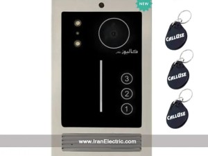 آیفون تصویری کالیوز مدل 432MI با پنل سه واحدی مدل نگار