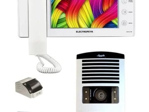 پکیج آیفون تصویری الکتروپیک مدل 1294 با مانیتور ۷ اینچ و حافظه دار