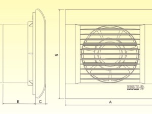 هواکش خانگی دنا الکتریک مدل سیستما سایز ۱۰