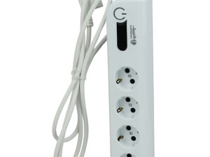 محافظ برق الکتروپیک مدل سوما ۴ خانه ارت دار با کابل ۲ متر و پورت USB