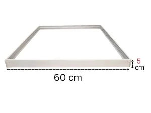 قاب پنل 60*60 روکار مدل اجلایت کد 2