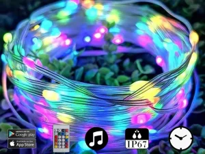 ریسه رنگی ۱۰ متری RGB حساس به صدا