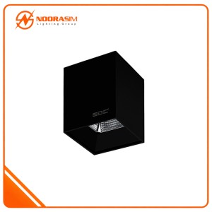 چراغ سقفی روکار کیوب بدنه مشکی 15 وات EDC