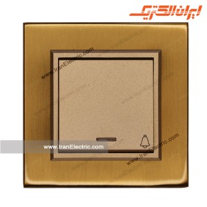 شاسی زنگ برلیان متال طلایی مات ایران الکتریک