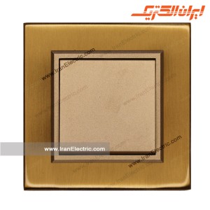 کلید تبدیل برلیان متال طلایی مات ایران الکتریک