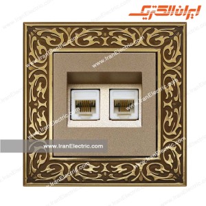 پریز شبکه کامپیوتر فلورا بژ ایران الکتریک