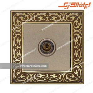 پریز آنتن تلویزیون فلورا بژ ایران الکتریک