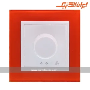 کلید دیمر برلیان کریستال نارنجی ایران الکتریک