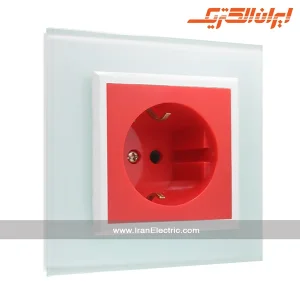 پریز برق UPS برلیان کریستال سفید ایران الکتریک