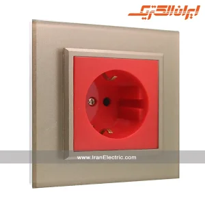 پریز برق UPS برلیان کریستال بژ ایران الکتریک