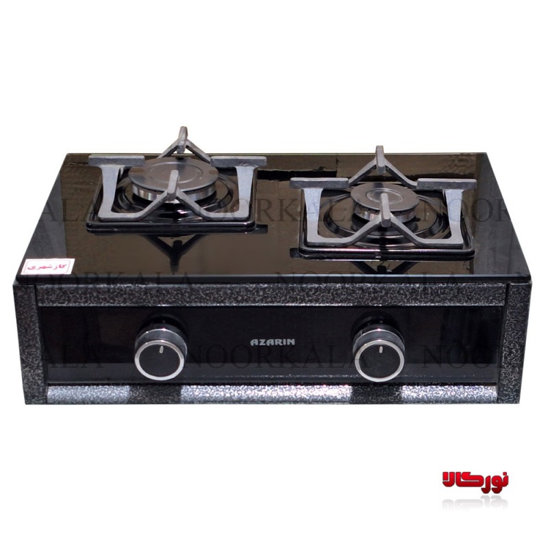 اجاق گاز رومیزی صفحه شیشه ای آذرین پولاد