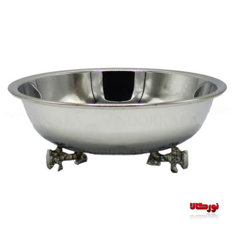 کاسه پایه دار استیل