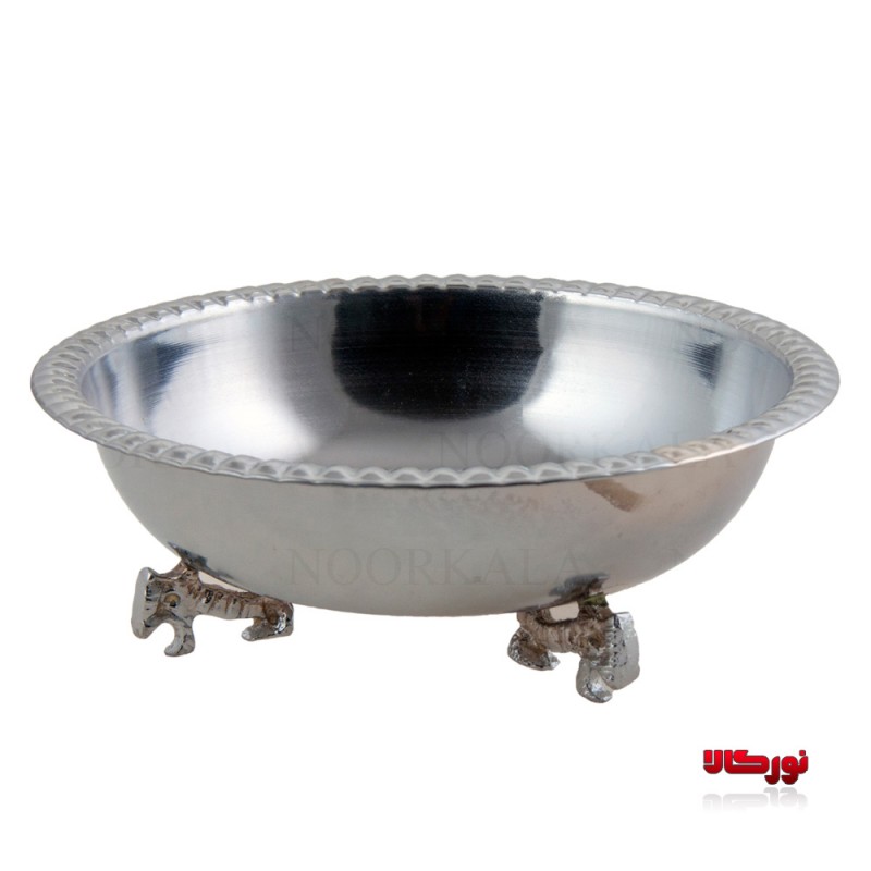 کاسه پایه دار استیل گندمی