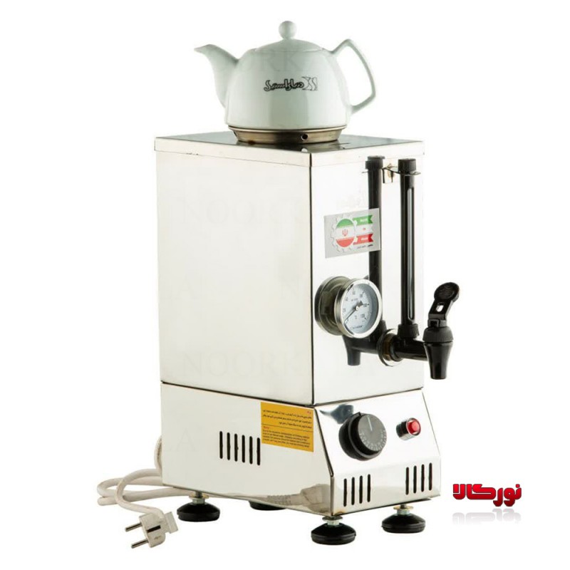 سماور برقی هتلی 10 لیتری دنیای استیل