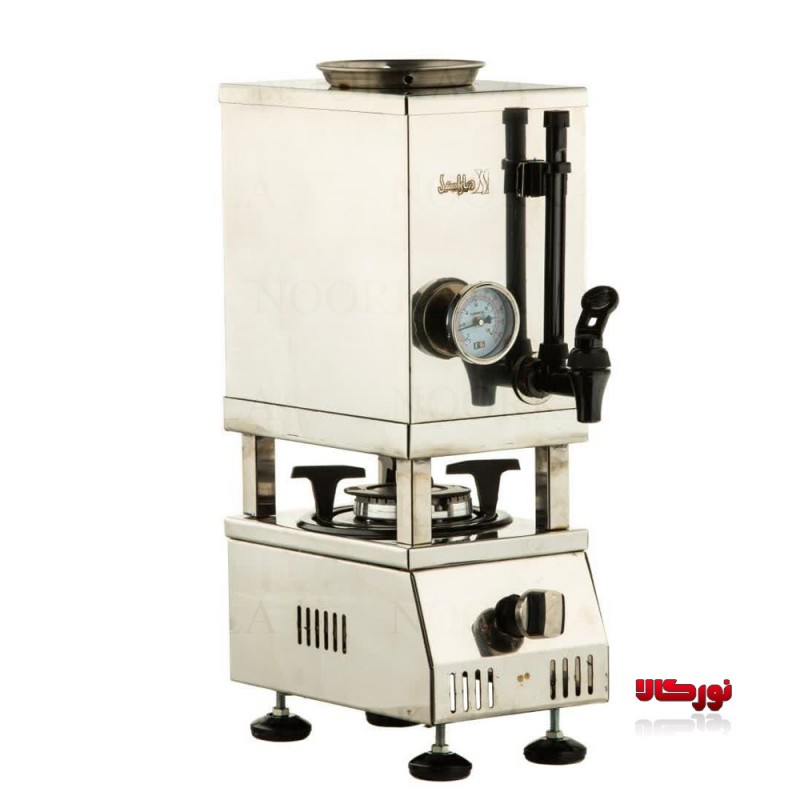 سماور گازی هتلی 10 لیتری دنیای استیل