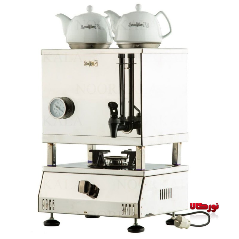 سماور گازی هتلی 20 لیتری دنیای استیل