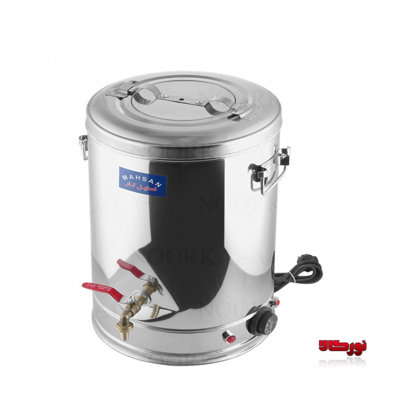 سماور برقی صنعتی 20 لیتری مهسان استیل کار