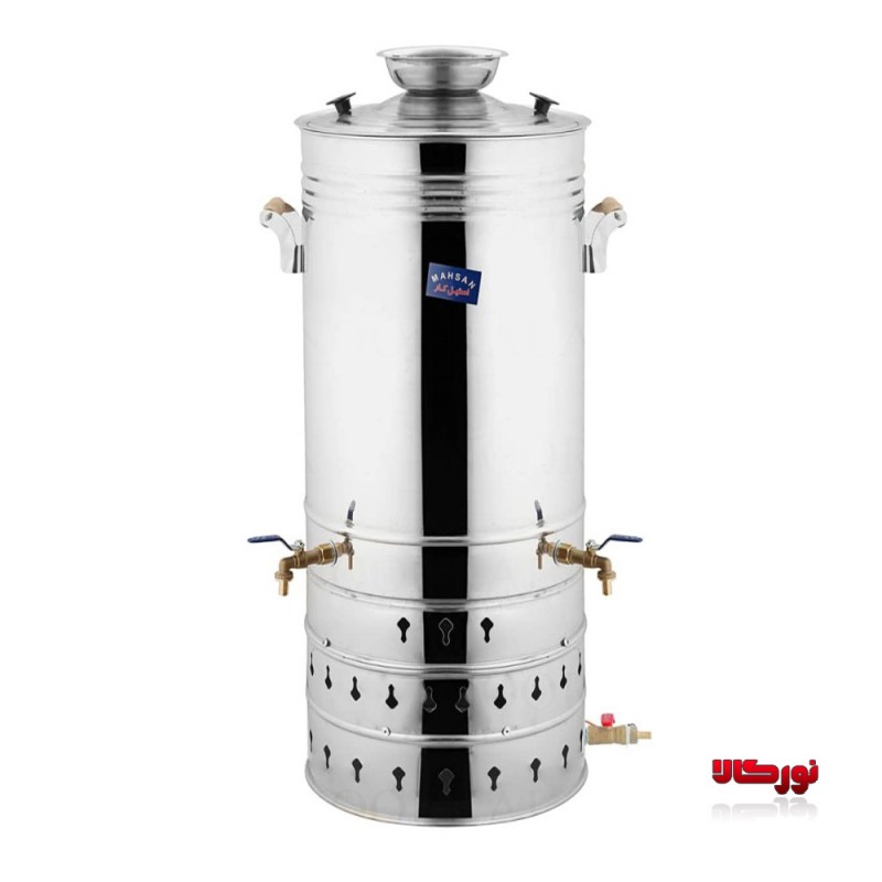 سماور گازی صنعتی 120 لیتری مهسان استیل کار