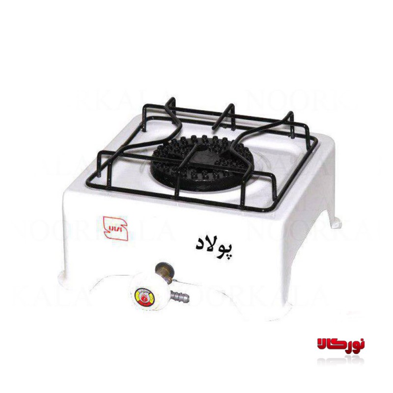 اجاق گاز رومیزی تک شعله پرسی لعاب آذرین پولاد