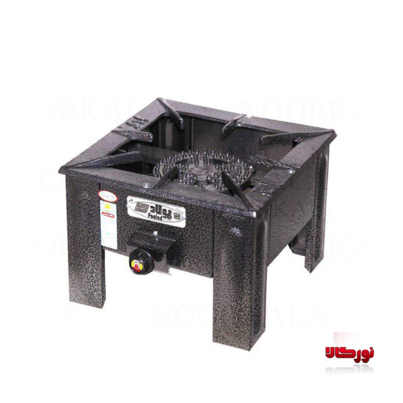 اجاق گاز پلوپزی تک شعله 40 آذرین پولاد