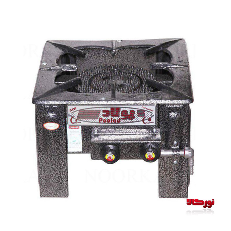 اجاق گاز پلوپزی دو شعله 50 آذرین پولاد