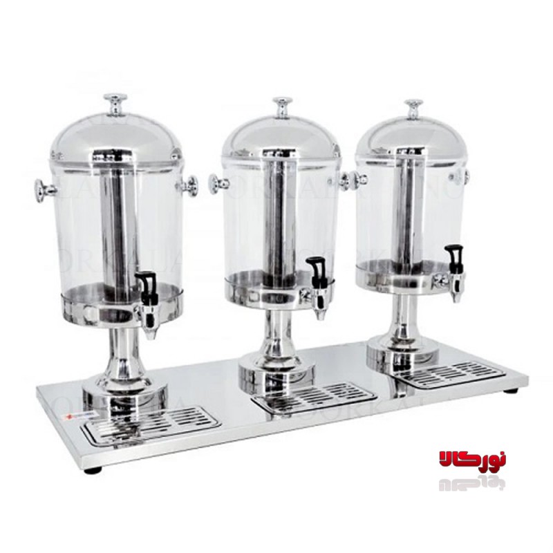 نگهدارنده شربت سه مخزن هتلی بست best