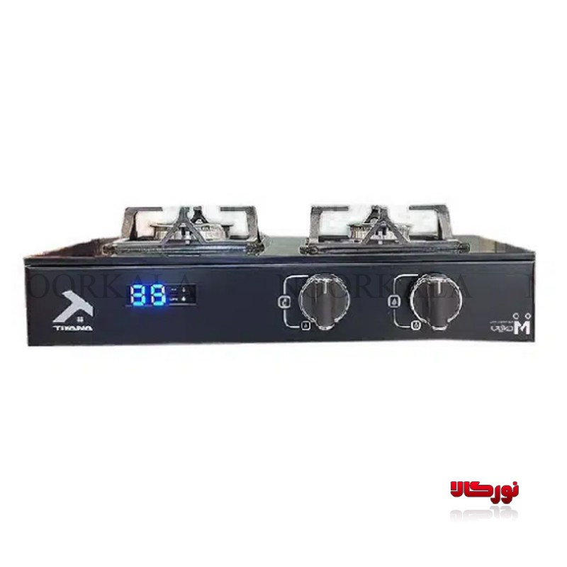 اجاق گاز رومیزی دو شعله  فندک دار آتشگر مدل 228