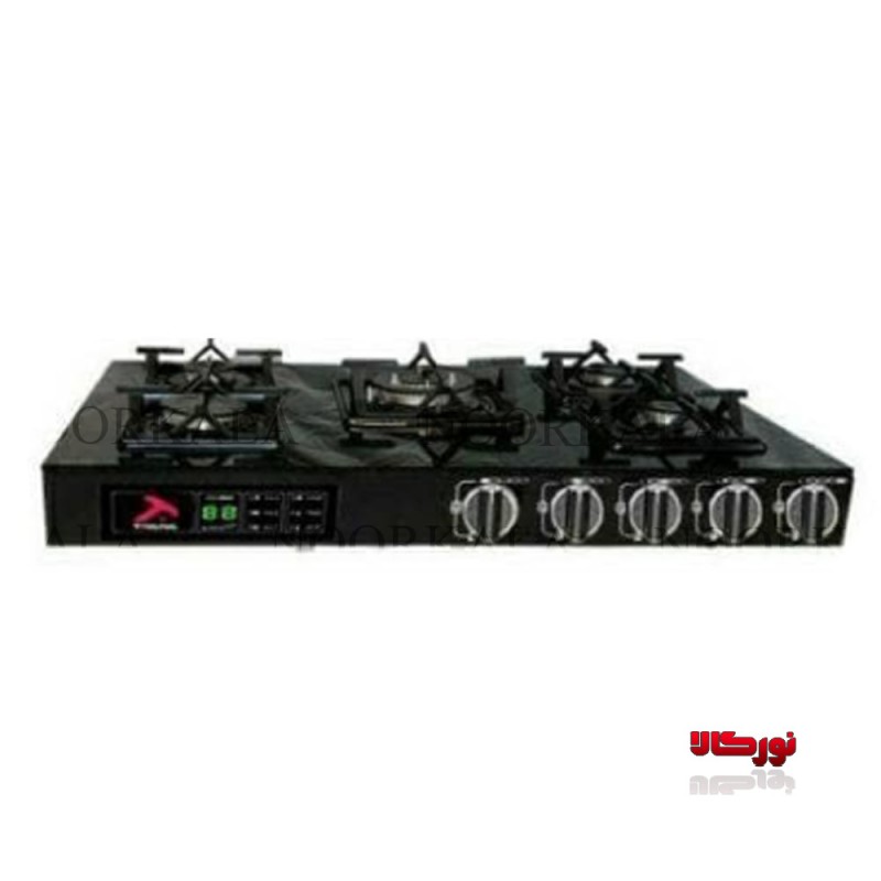 اجاق گاز رومیزی پنج شعله فندک دار 558 آتشگر